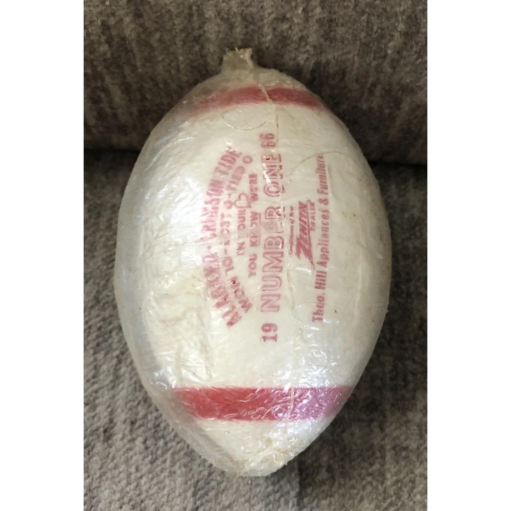 Vtg Rare Alabama Crimson Tide Plastic Mini Football 1966 Undefeated #1 NOS New